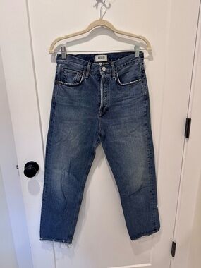 AGOLDE 90s Crop Mid Rise Straight